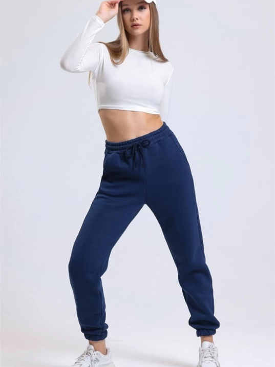 3 iplik şardonlu paça lastikli eşofman lacivert is001 3 iplik şardonlu paça lastikli eşofman lacivert is001