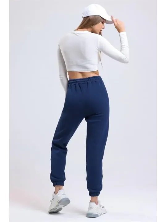 3 İplik Şardonlu Paça Lastikli Eşofman Lacivert İs001 3 İplik Şardonlu Paça Lastikli Eşofman Lacivert İs001