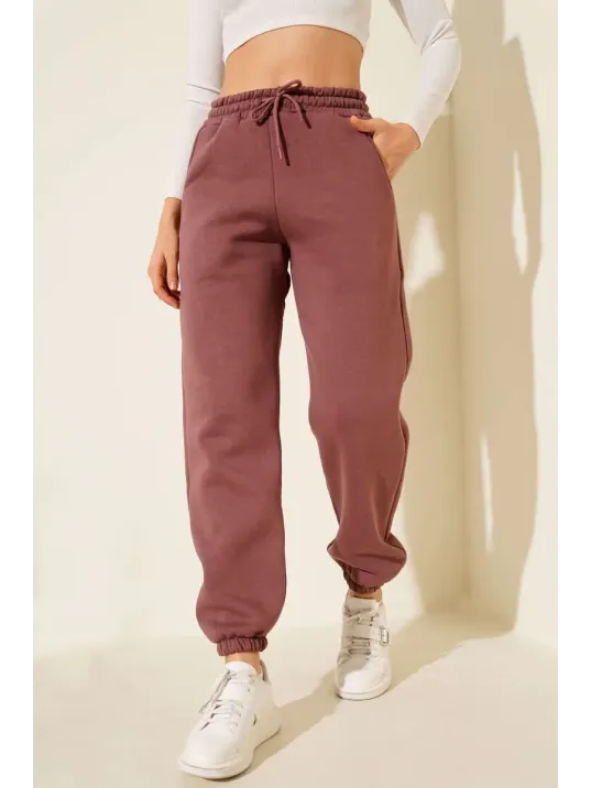 3 İplik Şardonlu Paça Lastikli Eşofman Tarçın İs001 3 İplik Şardonlu Paça Lastikli Eşofman Tarçın İs001