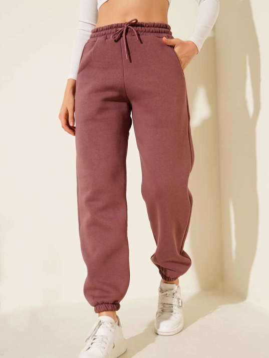 3 iplik şardonlu paça lastikli eşofman tarçın is001 3 iplik şardonlu paça lastikli eşofman tarçın is001