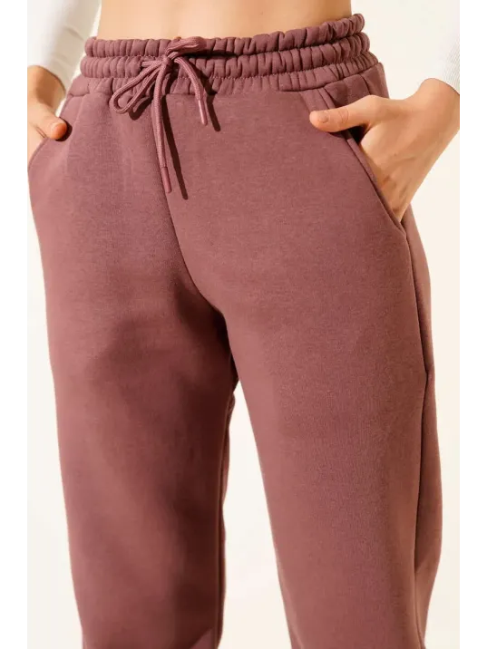 3 İplik Şardonlu Paça Lastikli Eşofman Tarçın İs001 3 İplik Şardonlu Paça Lastikli Eşofman Tarçın İs001