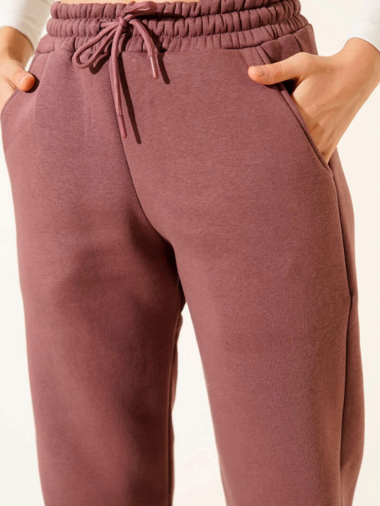 3 iplik şardonlu paça lastikli eşofman tarçın is001 3 iplik şardonlu paça lastikli eşofman tarçın is001