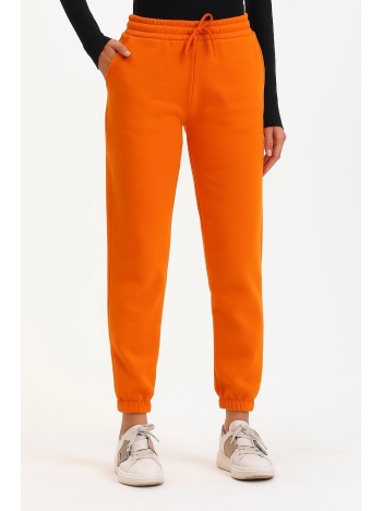 3 iplik şardonlu paça lastikli eşofman turuncu is001 3 iplik şardonlu paça lastikli eşofman turuncu is001