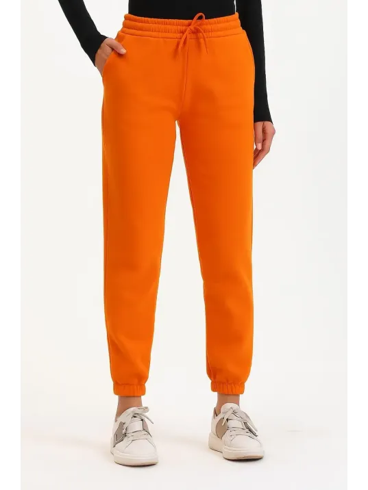 3 İplik Şardonlu Paça Lastikli Eşofman Turuncu İs001 3 İplik Şardonlu Paça Lastikli Eşofman Turuncu İs001