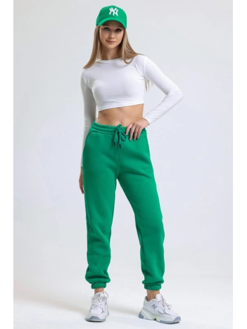 3 iplik şardonlu paça lastikli eşofman yeşil is001 3 iplik şardonlu paça lastikli eşofman yeşil is001