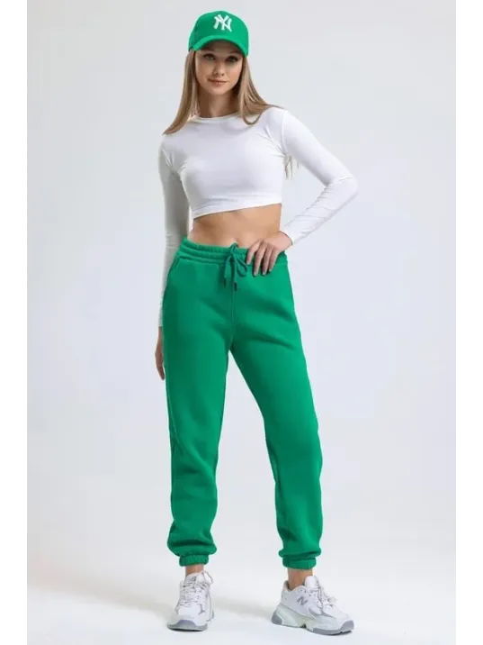 3 İplik Şardonlu Paça Lastikli Eşofman Yeşil İs001 3 İplik Şardonlu Paça Lastikli Eşofman Yeşil İs001