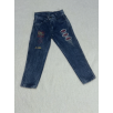 4-6 yaş kız çocuk jeans pantolon nakış işlemeli mavi 4-6 yaş kız çocuk jeans pantolon nakış işlemeli mavi