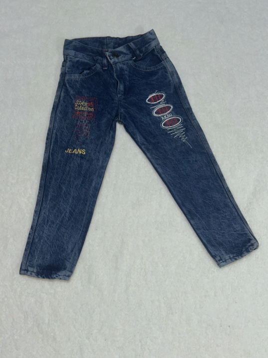 4-6 yaş kız çocuk jeans pantolon nakış işlemeli mavi 4-6 yaş kız çocuk jeans pantolon nakış işlemeli mavi