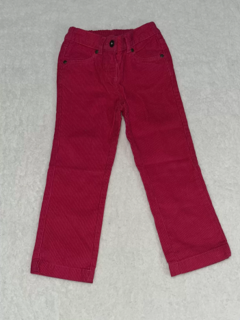4 yaş fuşya kadife kız çocuk pantolon