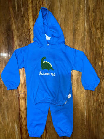 6-24 aylık araba baskılı takım gri