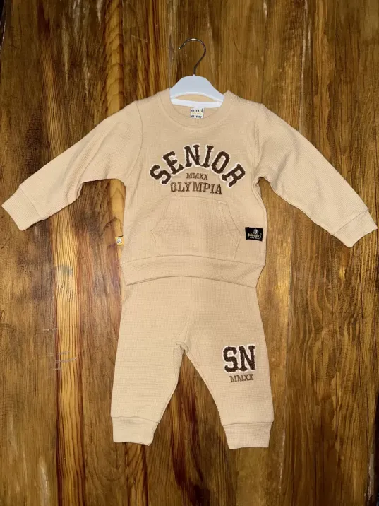 6-24 Aylık Kanguru Cep Senıor Takım Sütlükahve