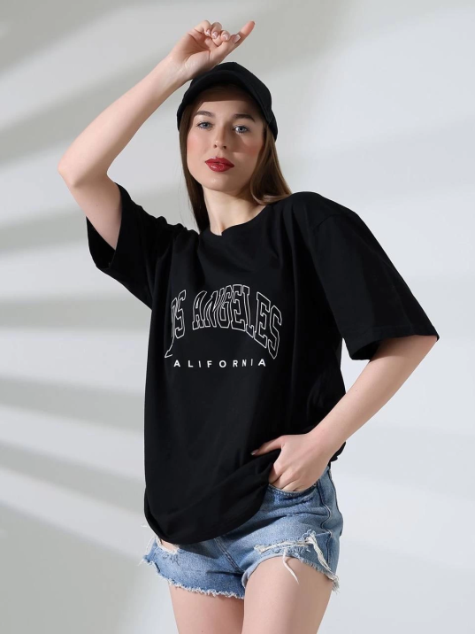 Angeles baskılı tişört Angeles baskılı tişört