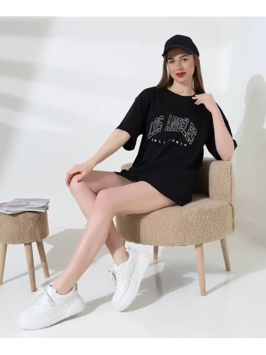 Angeles Baskılı Tişört Angeles Baskılı Tişört