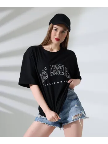 Angeles Baskılı Tişört