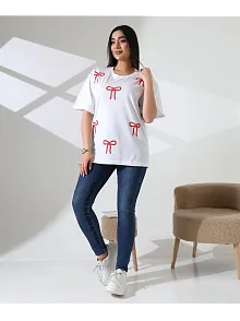 Kurdele Baskılı Tişört