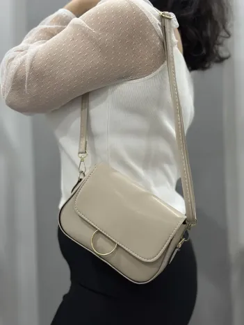 Bej Cilt Mossi Çanta