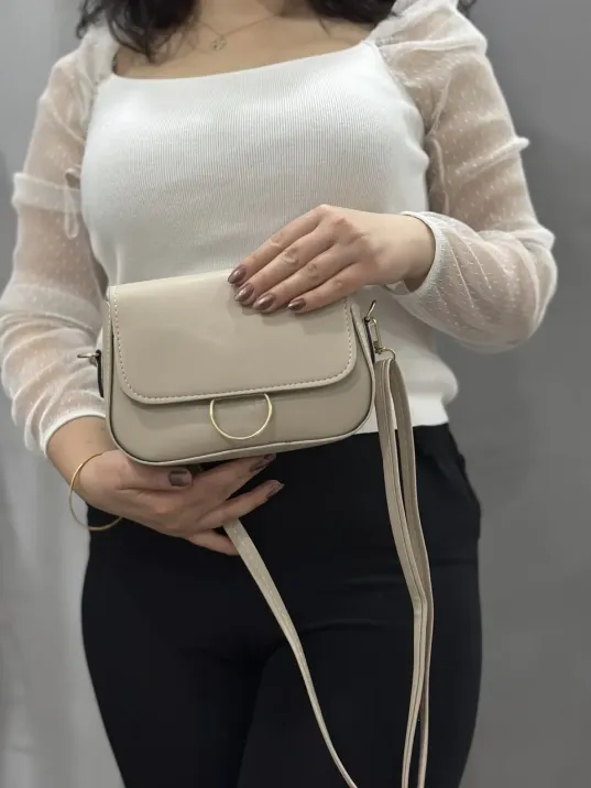 Bej Cilt Mossi Çanta