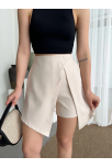 İki Düğmeli Şort Etek S24046 İki Düğmeli Şort Etek S24046