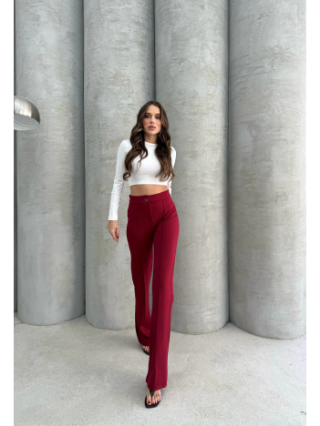 Önü cumalı ithal krep pantolon Önü cumalı ithal krep pantolon