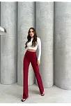 Önü Cumalı İthal Krep Pantolon