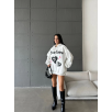 3 iplik şardonlu oversize true baskılı sweat Beyaz 3 iplik şardonlu oversize true baskılı sweat Beyaz