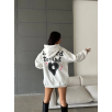 3 iplik şardonlu oversize true baskılı sweat Beyaz 3 iplik şardonlu oversize true baskılı sweat Beyaz