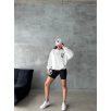 3 iplik şardonlu oversize kafa baskılı sweat beyaz 3 iplik şardonlu oversize kafa baskılı sweat beyaz