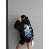 3 iplik şardonlu oversize kafa baskılı sweat siyah 3 iplik şardonlu oversize kafa baskılı sweat siyah