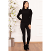 Prenses kol bluz siyah w3125 Prenses kol bluz siyah w3125