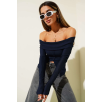 Madonna Yaka Düğmeli Bluz Lacivert t4329 Madonna Yaka Düğmeli Bluz Lacivert t4329
