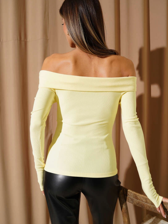 Madonna Çapraz Yaka Bluz Sarı t4331 Madonna Çapraz Yaka Bluz Sarı t4331