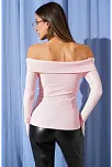 Madonna Çapraz Yaka Bluz Pembe T4331