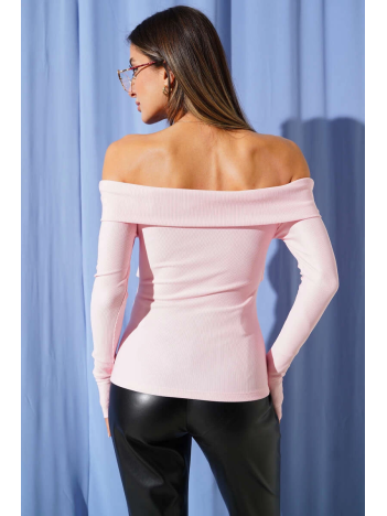 Madonna Çapraz Yaka Bluz Pembe t4331 Madonna Çapraz Yaka Bluz Pembe t4331