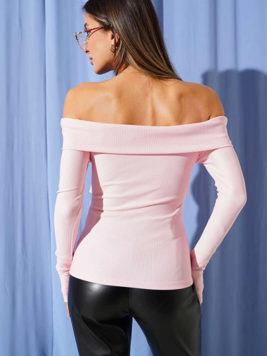 Madonna Çapraz Yaka Bluz Pembe t4331 Madonna Çapraz Yaka Bluz Pembe t4331