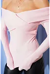 Madonna Çapraz Yaka Bluz Pembe T4331