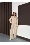 Trenç Takım Alt Üst Bej Ons