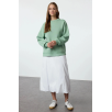 3 İplik Şardonlu Bisiklet Yaka Sweatshirt Mint 3 İplik Şardonlu Bisiklet Yaka Sweatshirt Mint