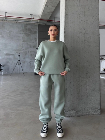 3 İplik Şardonlu Lastik Paça Eşofman Mint P510439 3 İplik Şardonlu Lastik Paça Eşofman Mint P510439