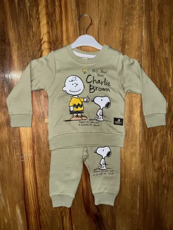 6-24 Aylık Charlie Baskılı Takım Yeşil