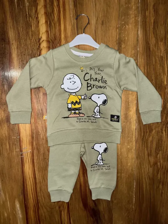 6-24 Aylık Charlie Baskılı Takım Yeşil