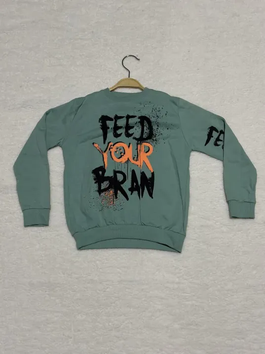 8 Yaş Bisiklet Yaka Siyah Turuncu Yazı Baskılı Sweat Erkek Çocuk Mint 8 Yaş Bisiklet Yaka Siyah Turuncu Yazı Baskılı Sweat Erkek Çocuk Mint