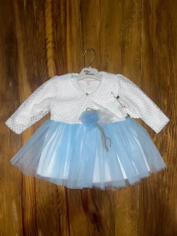 9-18 Aylık Prenses Elbise Mavi