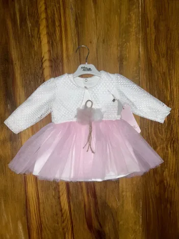 9-18 Aylık Prenses Elbise Pembe