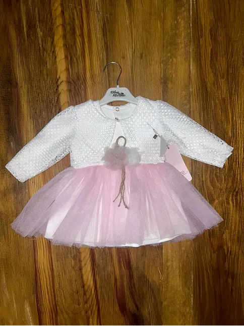 9-18 Aylık Prenses Elbise Pembe