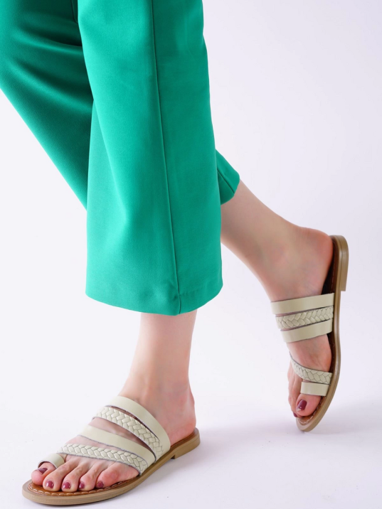 Aboll Bej Cilt Terlik