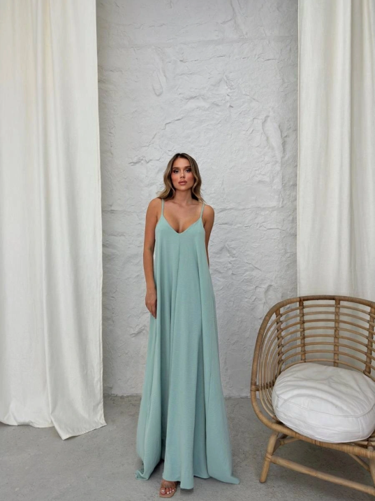 Aerobin Uzun Elbise Çağla Yeşili Pt Aerobin Uzun Elbise Çağla Yeşili Pt