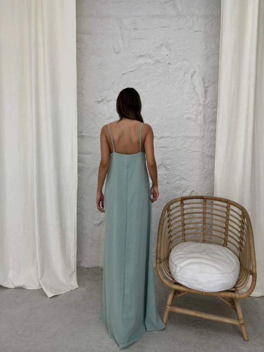 Aerobin Uzun Elbise Çağla Yeşili Pt Aerobin Uzun Elbise Çağla Yeşili Pt