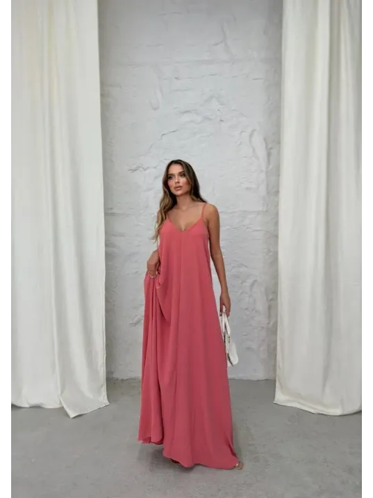 Aerobin Uzun Elbise Pembe Pt