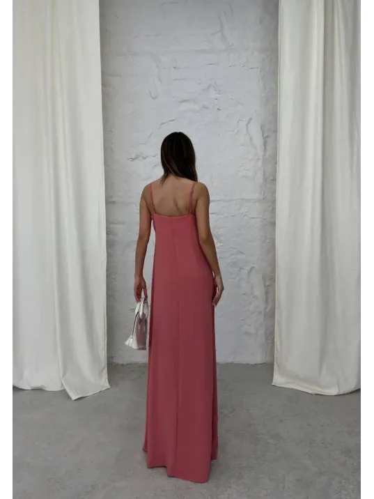 Aerobin Uzun Elbise Pembe Pt