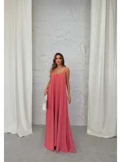 Aerobin Uzun Elbise Pembe Pt